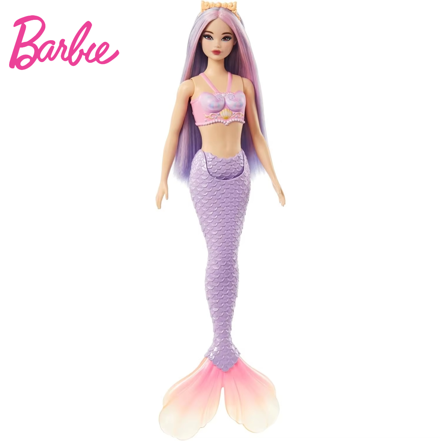 Mattel Toy Barbie - 2025 新オリジナルマテルバービー人魚人形ピンクの髪の人形女の子のためのクリスマスギフトトップブランドのおもちゃ子供のため