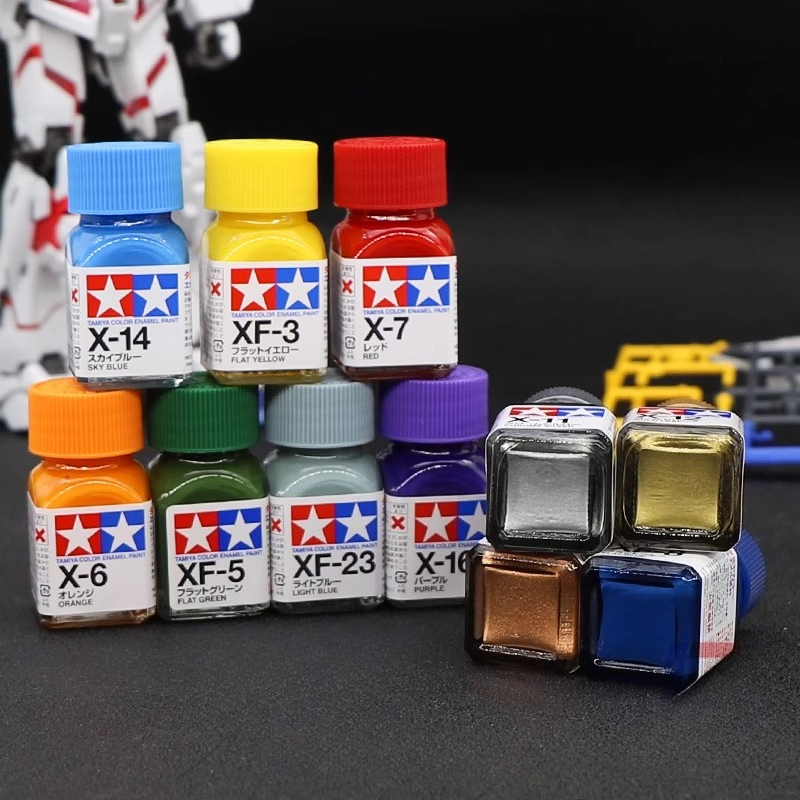 希釈油性塗料 TAMIYA X1-24 オイルベースカラー顔 - Tamiya Model Paint Set のレビューと価格