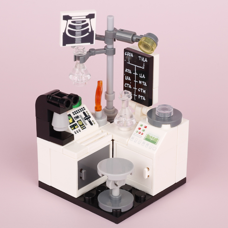 Moc-Cityラボラボビルディングブロックキット、フック、 - Lego Set Creator のレビューと価格