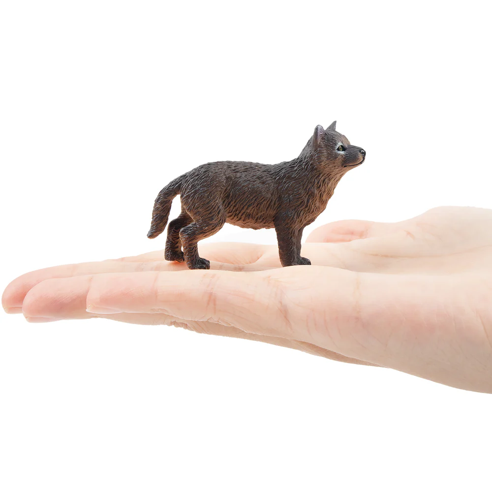 Toymany シミュレーション立ちハイイロオオカミカブ野生 - Action Figure Stand のレビューと価格
