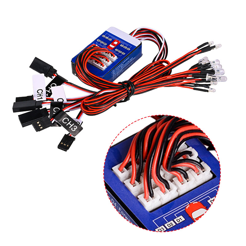1/10スケールRCカーLED照明システムキット12個スマー - Tamiya Model Rc Car のレビューと価格