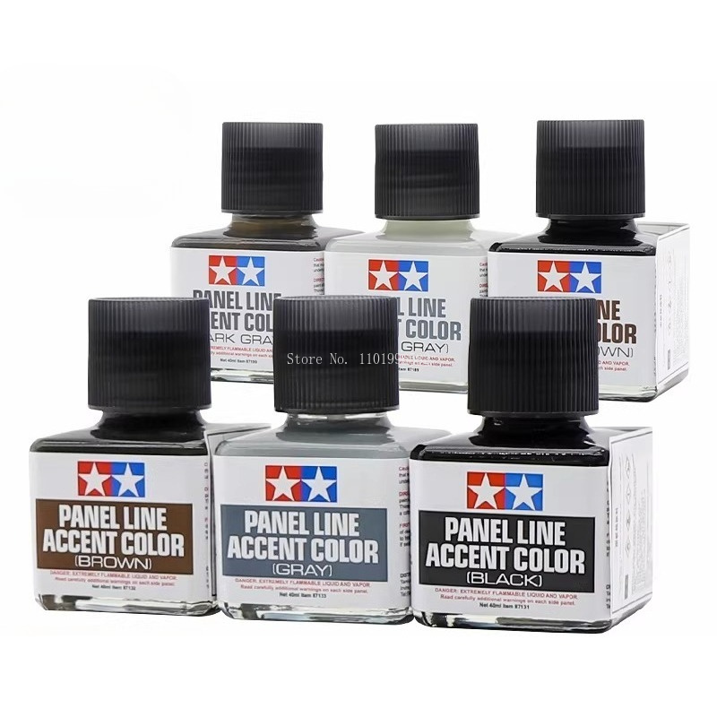 40 ミリリットルパネルラインアクセントカラーエナメルペイン - Tamiya Model Paint Set のレビューと価格