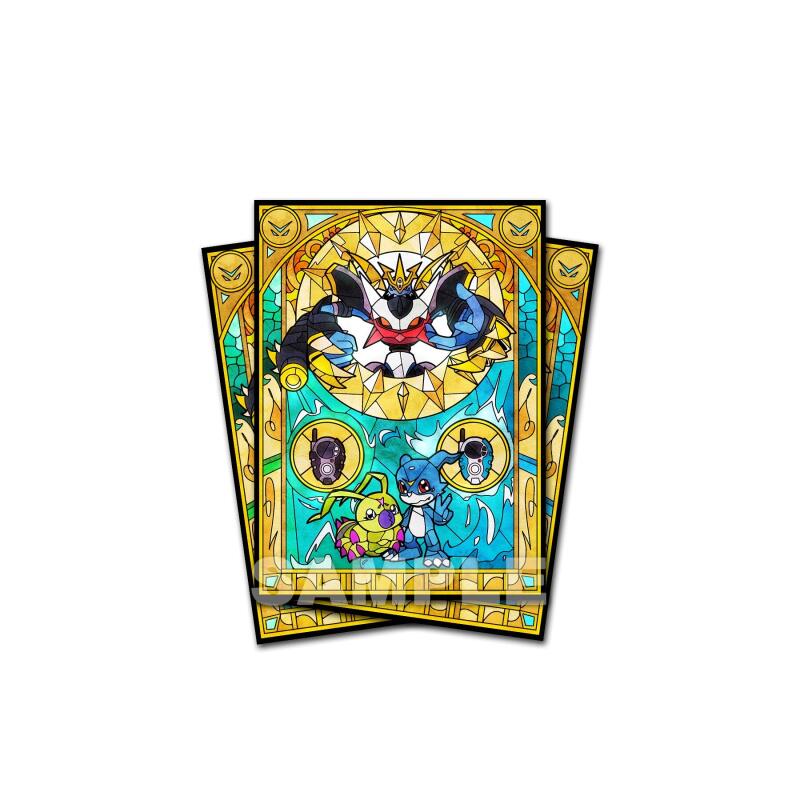 60枚/セット デジモンアドベンチャー オメガモン インペリ - Card Penny Sleeve のレビューと価格