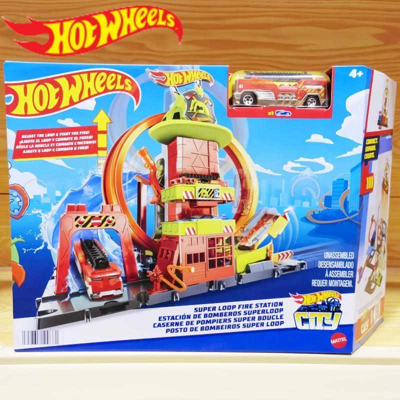 本物のホットウィール HKX41 シティ スーパー ループ  - Hot Wheels Car Track Sets のレビューと価格