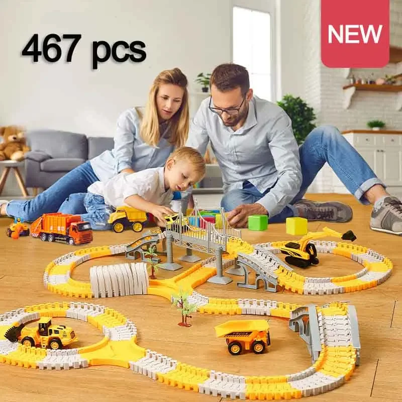 137-467 個子供電気トラックおもちゃの車エンジニアリン - Hot Wheels Car Track Sets のレビューと価格