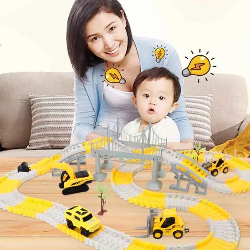 137-467 個子供電気トラックおもちゃの車エンジニアリン - Hot Wheels Car Track Sets のレビューと価格