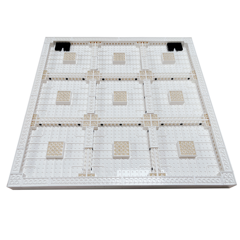 ピクセルアート-白いレンガフレームのセット,ブロック16x1 - Lego Minifigure Holder のレビューと価格